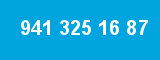 941 325 16 87 941 325 16 87